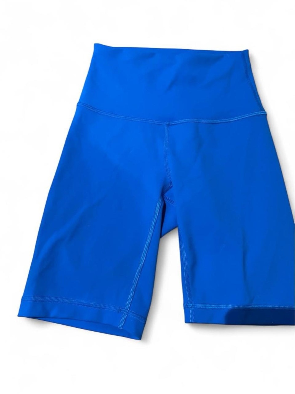 Lululemon Azure Blue High Waisted Athletic Biker Shorts Women’s Size 2